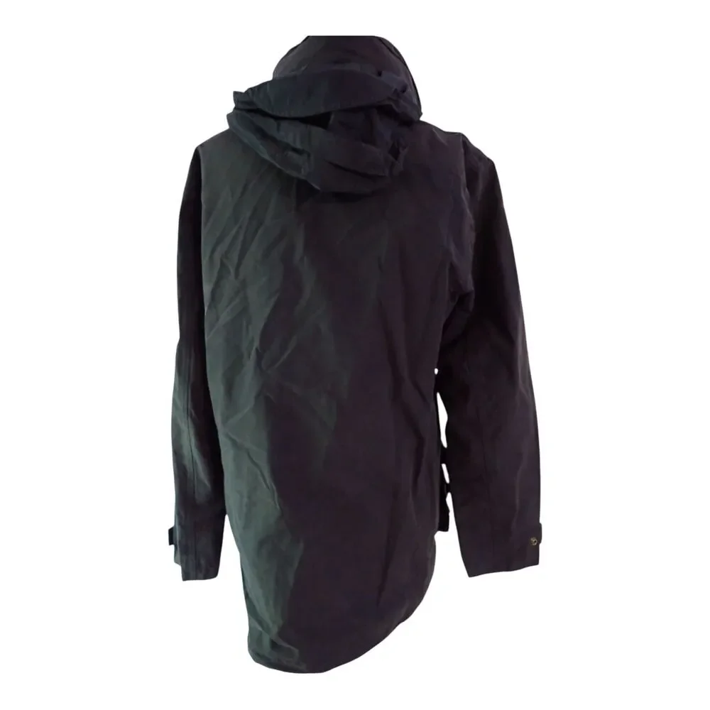 Fat Face Navy Cleehill Tape Seam Jacket Men's Small Hooded 100% Waterproof Blue